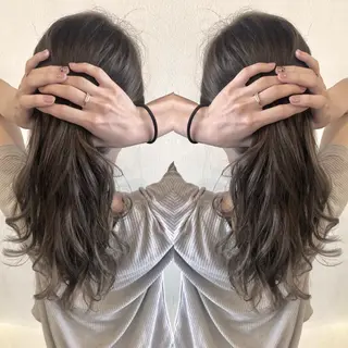 セミロング カラー Hair make VERDA所属・宮下 耕平のヘアスタイル