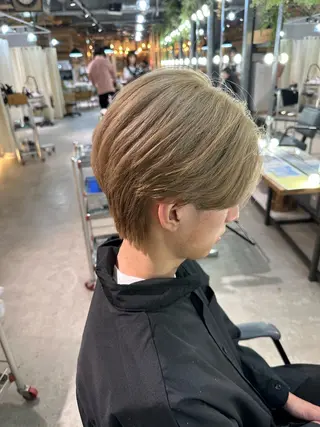 ショート カラー メンズ 溜 一太のヘアスタイル