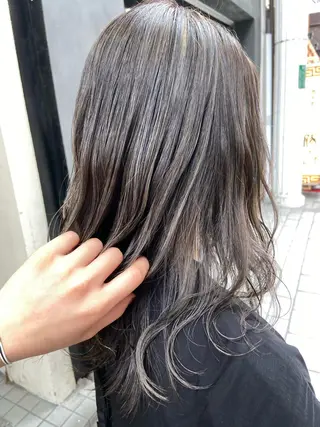 セミロング nico🏁 rihoのヘアスタイル