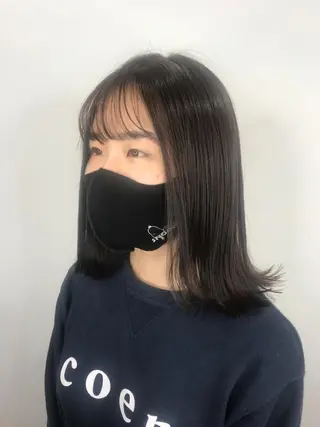 ミディアム カラー なりたいを叶える /町野 朝哉のヘアスタイル