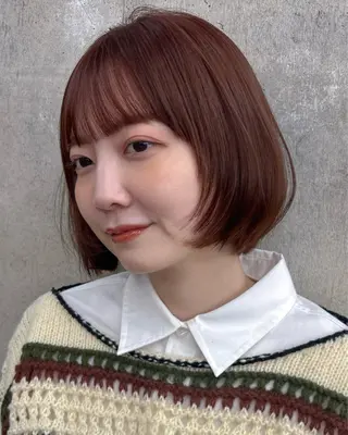 ミディアム ボブ/ミディアム 親しみやすさ/さくらのヘアスタイル