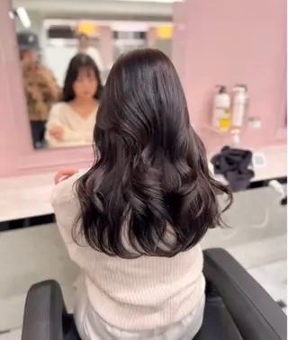 ロング miku/ラベンダー 透明感カラー🪻❤︎のヘアスタイル