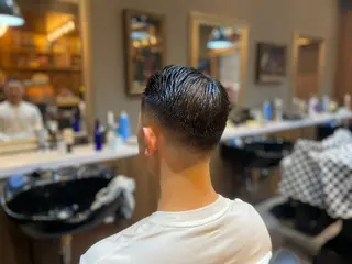 ショート カラー パーマ メンズ キッズ BARBER SHOP SUBARU men'sgrooming所属・下村 央志のヘアスタイル