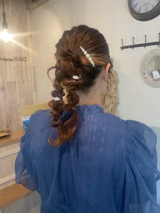 ヘアアレンジ HARE 川崎晴佳のヘアスタイル