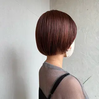 ミディアム カラー 五反田 綾里のヘアスタイル