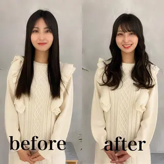 セミロング レイヤーカットのプロ 大人ヘア宮森貴志のヘアスタイル