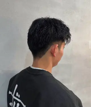 ショート カラー メンズ 濱崎 璃乃/ルプラボウのヘアスタイル