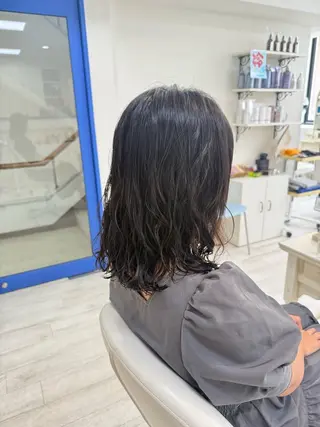 ミディアム 新籾 尚哉のヘアスタイル