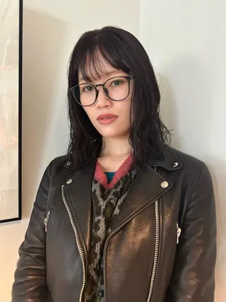 ミディアム カラー パーマ 🎀オイダイラ モモカ🎀のヘアスタイル