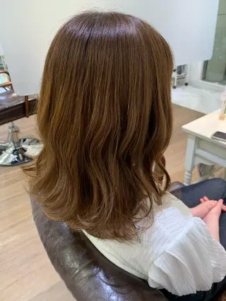 ミディアム 白髪染め /増田桃子のヘアスタイル