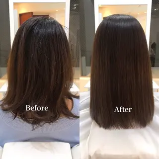 ミディアム 透明感カラー✨ Midoriのヘアスタイル