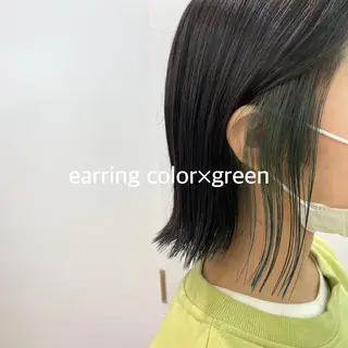 ミディアム 暖色カラー推し/ トヤエリコのヘアスタイル