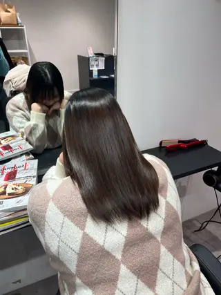 ミディアム パーマ 庄内＊三国baron ANJUのヘアスタイル