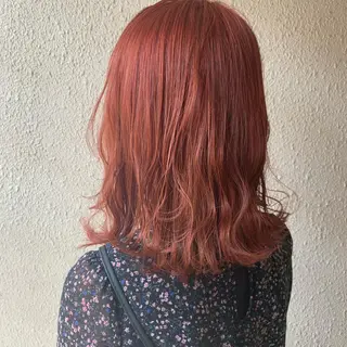 ミディアム カラー chouette/ 根本優希のヘアスタイル