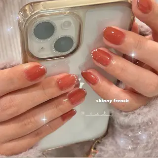 ネイル 🎀チーク/ちゅるん 🫧chisa🎀のネイルデザイン