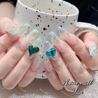 ネイル 長いだし/スカルプ/ パラシェルN.oneのネイルデザイン