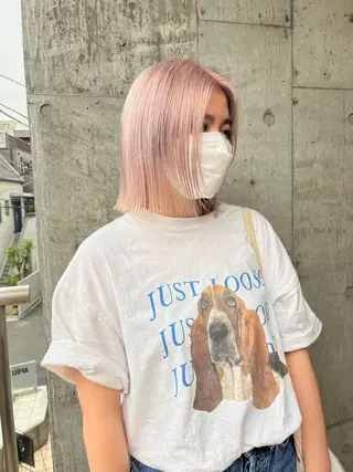 ショート ハイトーンNo.1✨ パーマ✨イマイタツヤのヘアスタイル