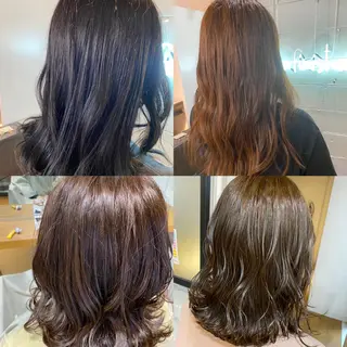 セミロング カラー ヘアアレンジ 久米 治仁のヘアスタイル