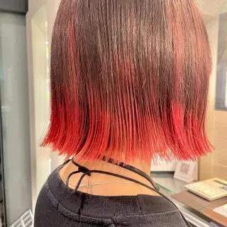 ショート カラー スナコザワ レナのヘアスタイル
