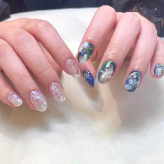 ネイル 新井 ひなののネイルデザイン