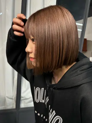 カラー はしもと みおのヘアスタイル