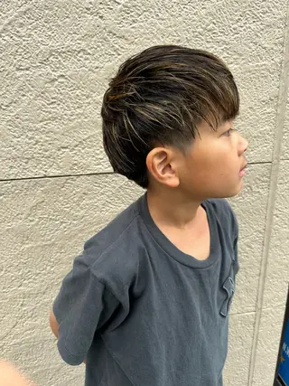 ショート カラー メンズ ボブ/インナーカラー ショート/佐野祥子のヘアスタイル