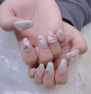 ネイル パーツ全部¥110 サロンミミのネイルデザイン