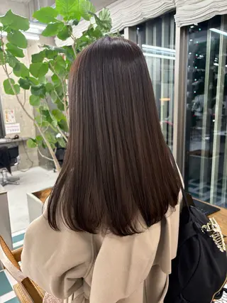 セミロング AYAKA/名古屋/ 栄/ボブ/透明カラーのヘアスタイル