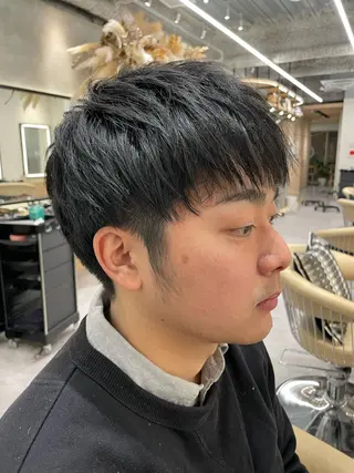 パーマ メンズ レイヤー縮毛矯正 ささきすずね💗のヘアスタイル