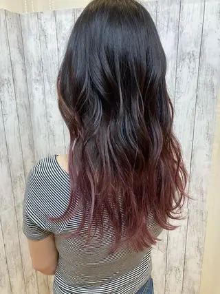 ロング カラー 黒川 真伍のヘアスタイル