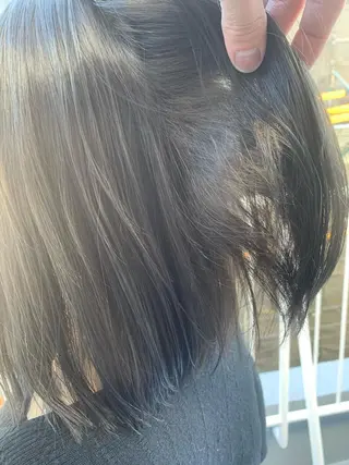 セミロング カラー ヘアアレンジ メンズ ネイル Sia中野新橋 『JUNYA』のヘアスタイル