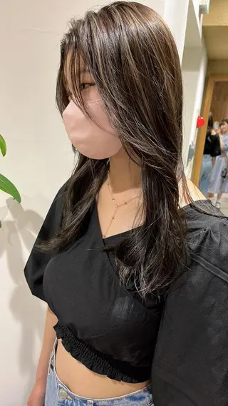 セミロング 梅田美容室/カット /Maoのヘアスタイル