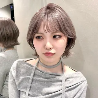 ショート カラー ヘアアレンジ レイヤー🎀透明感/ 艶カラー🎀こころのヘアスタイル