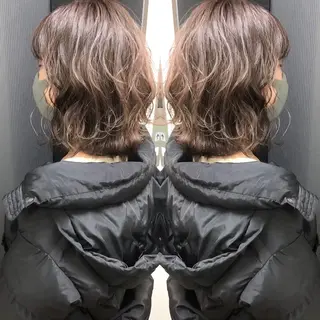ミディアム カラー ヘアアレンジ branch by suri-ru所属・branch 中原のヘアスタイル