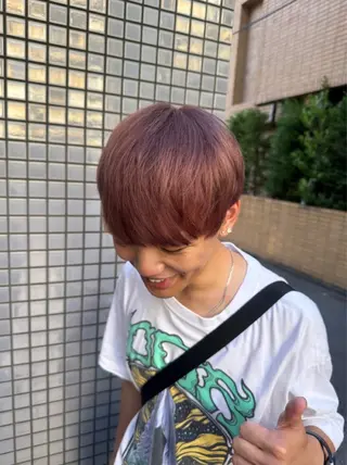 カラー ヘアアレンジ メンズ ANBRERA　中目黒所属・mina matsubaraのヘアスタイル