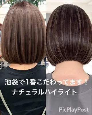 ミディアム カラー 🌈透明感カラー🌈 🌟吉田祐介🌟のヘアスタイル