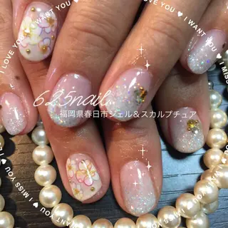 ネイル 625nail 無料P有/春日白水のネイルデザイン