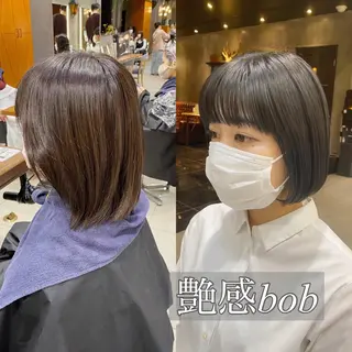 ショート カラー Ms.CHARM所属・透明感カラー🌿 グレージュ🐺陽介のヘアスタイル