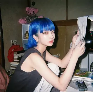 カラー 🤍ྀི透ける寒色 Cocoa🤍ྀིのヘアスタイル