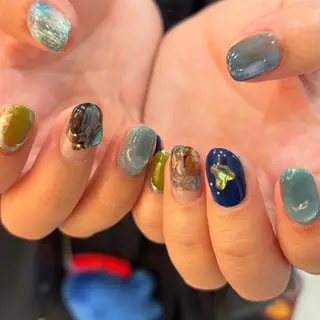 ネイル ゆびノさき茨木店 ニュアンス/アートのネイルデザイン