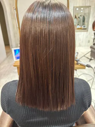 ミディアム Ashanti 濱野のヘアスタイル