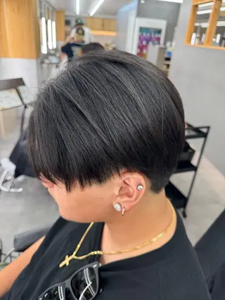 ショート メンズ 【縮毛矯正/カラー】 今野寛己のヘアスタイル