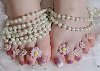 ネイル ネイルサロンAiri 長さ出し·シンプルのネイルデザイン