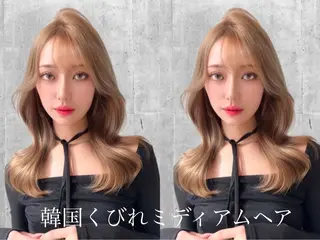 セミロング 韓国ヘア/髪質改善 TAKAHIROのヘアスタイル