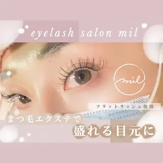 マツエク・マツパ mil❤︎ Kahoのマツエク・マツパデザイン