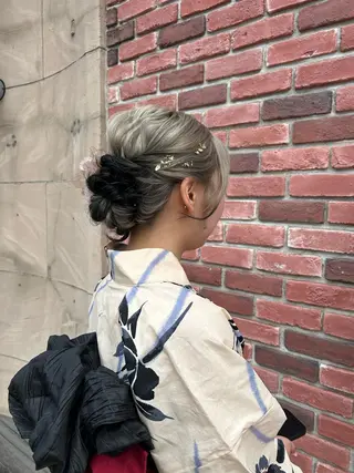 ヘアアレンジ 髪質改善/ボブ/暖色 /𝙨𝙤𝙧𝙖のマツエク・マツパデザイン