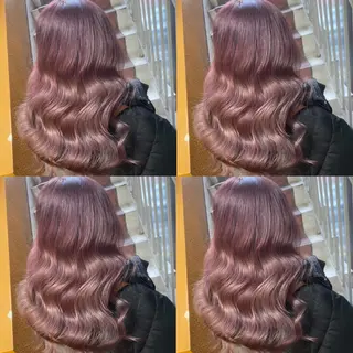 ロング カラー ヘアアレンジ 🦋韓国ヘア 坂本 菜摘🦋のヘアスタイル