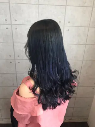ロング カラー knock【ノック】所属・烏丸韓国ヘア🇰🇷 ayaka🎀のヘアスタイル