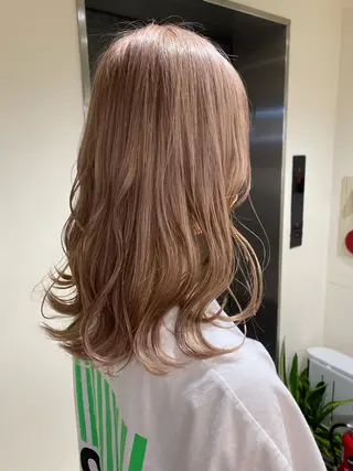 ミディアム カラー ヘアアレンジ ボブ /ニュアンス/ satomi🧸💖のヘアスタイル