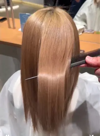 ミディアム パーマ ケア剤オタク×海外 ヘア長谷川裕起のヘアスタイル